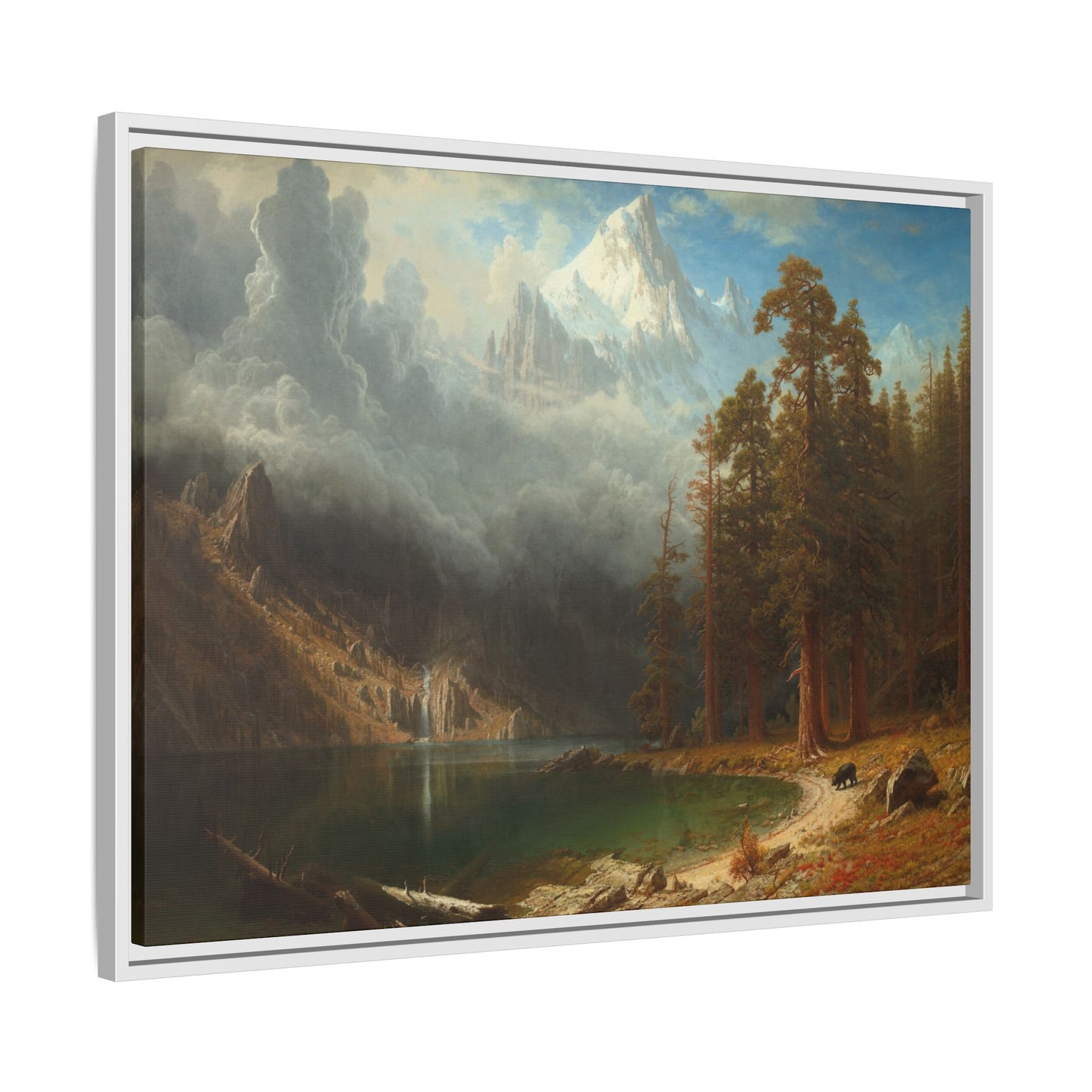 Bierstadt, Albert - Mount Corcoran (1877) - Matte Canvas, Framed