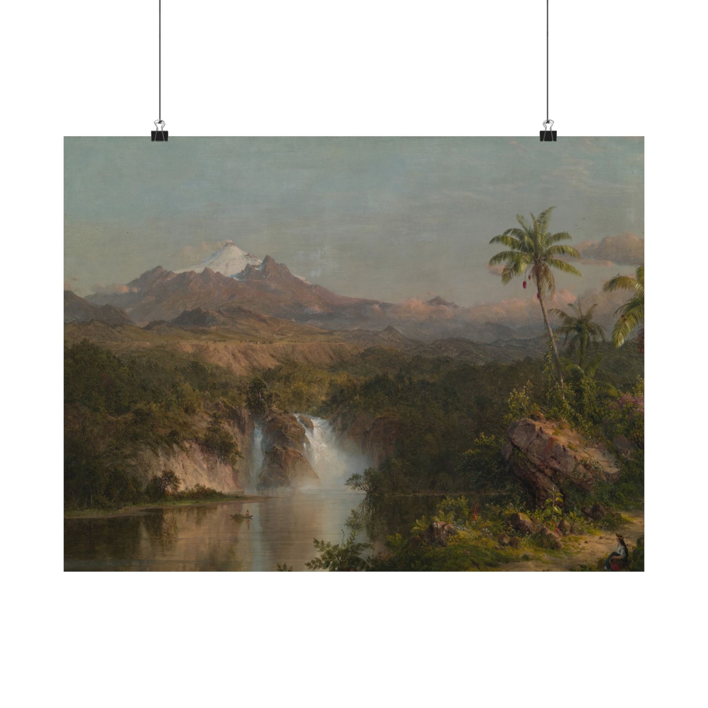Church, Frederic Edwin - Cotopaxi  (1855) - Satin Posters