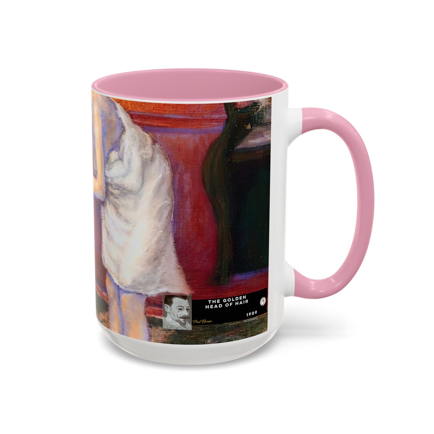 Ranson, Paul - The Golden Head of Hair (1909) - Colorful Accent Mugs