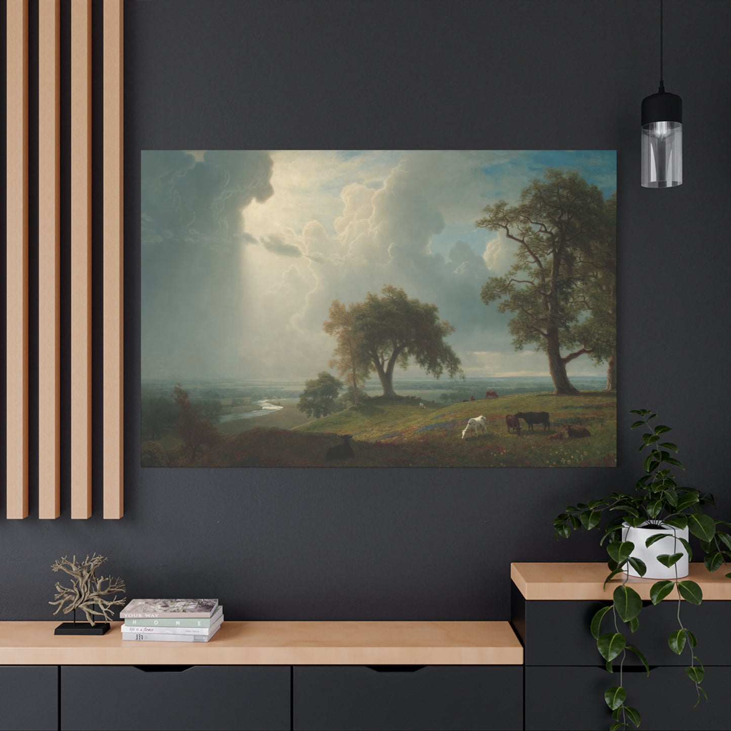 Bierstadt, Albert - California Spring (1875) - Canvas Block, unframed