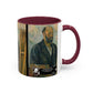 Cézanne, Paul - Portrait of the Artist with a Palette (1890) - Colorful Accent Mugs