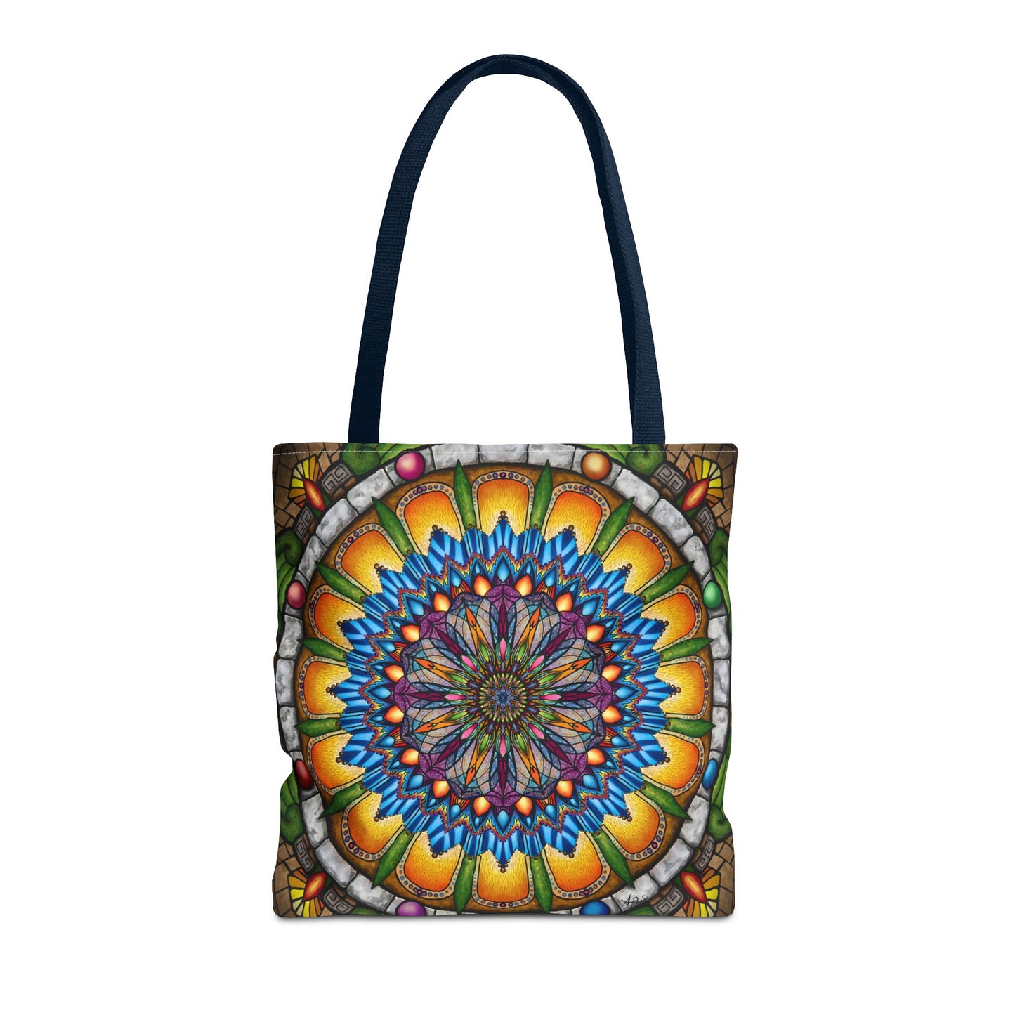 Pacio, Adam - Emerald Arrows Mandala - Tote Bag