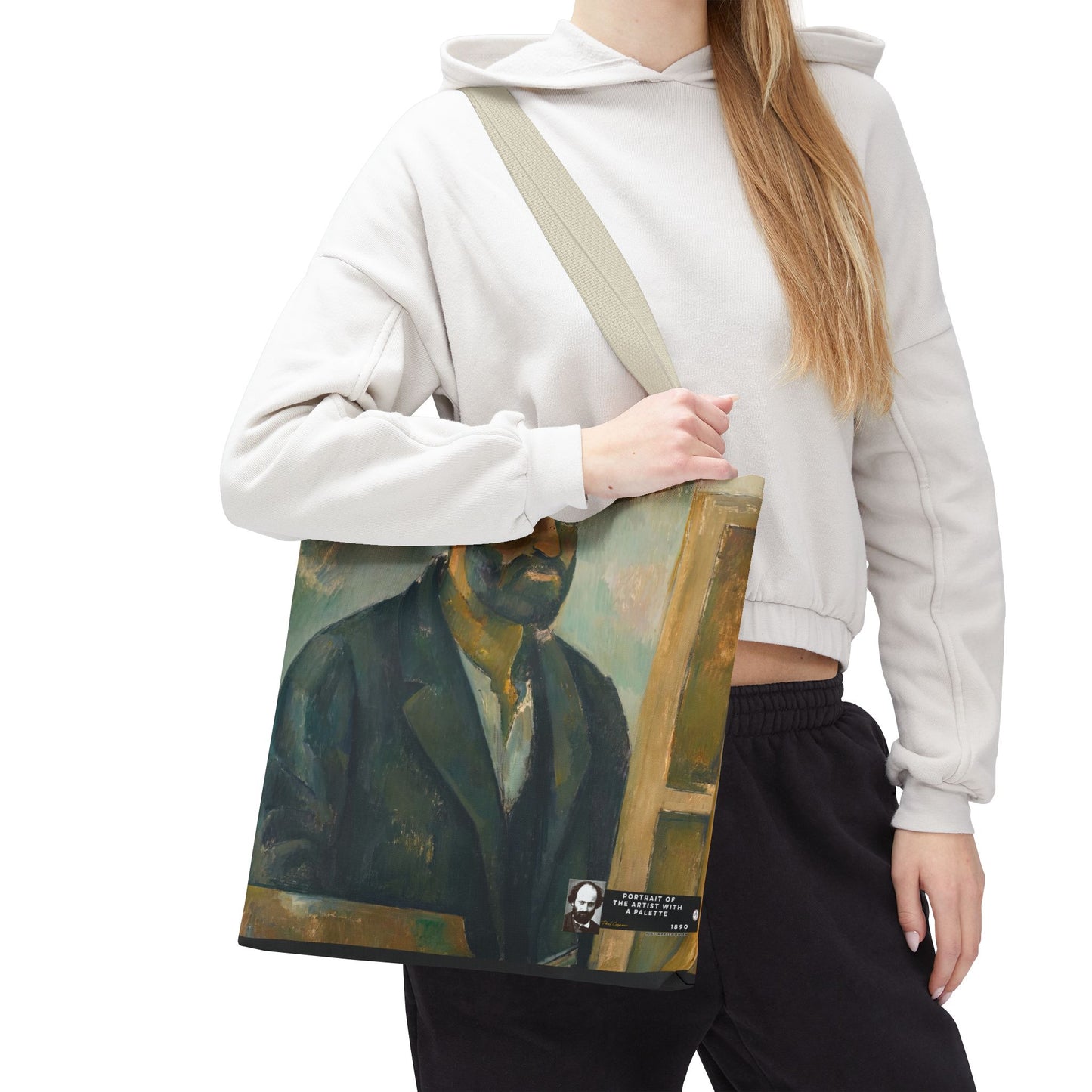 Cézanne, Paul - Portrait of the Artist with a Palette (1890) - Tote Bag