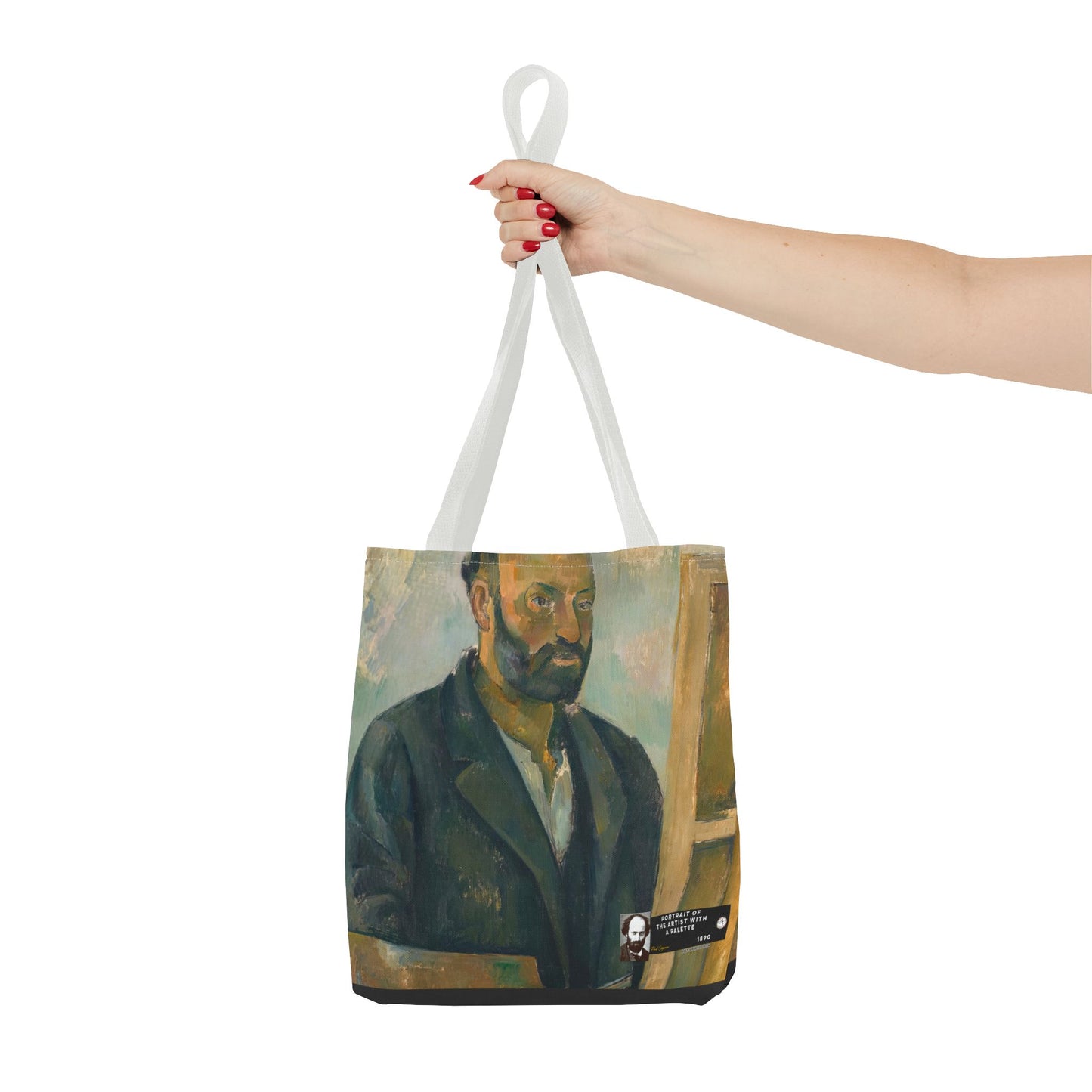 Cézanne, Paul - Portrait of the Artist with a Palette (1890) - Tote Bag