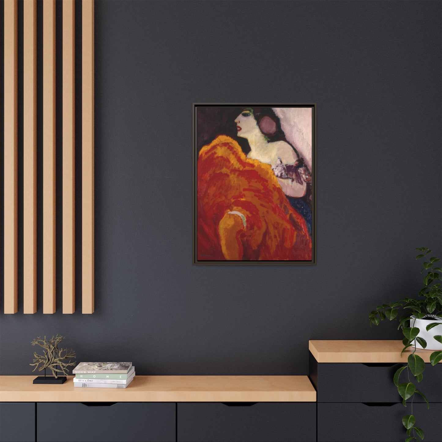 Van Dongen, Kees - The Red Dancer (1907) - Matte Canvas, Framed