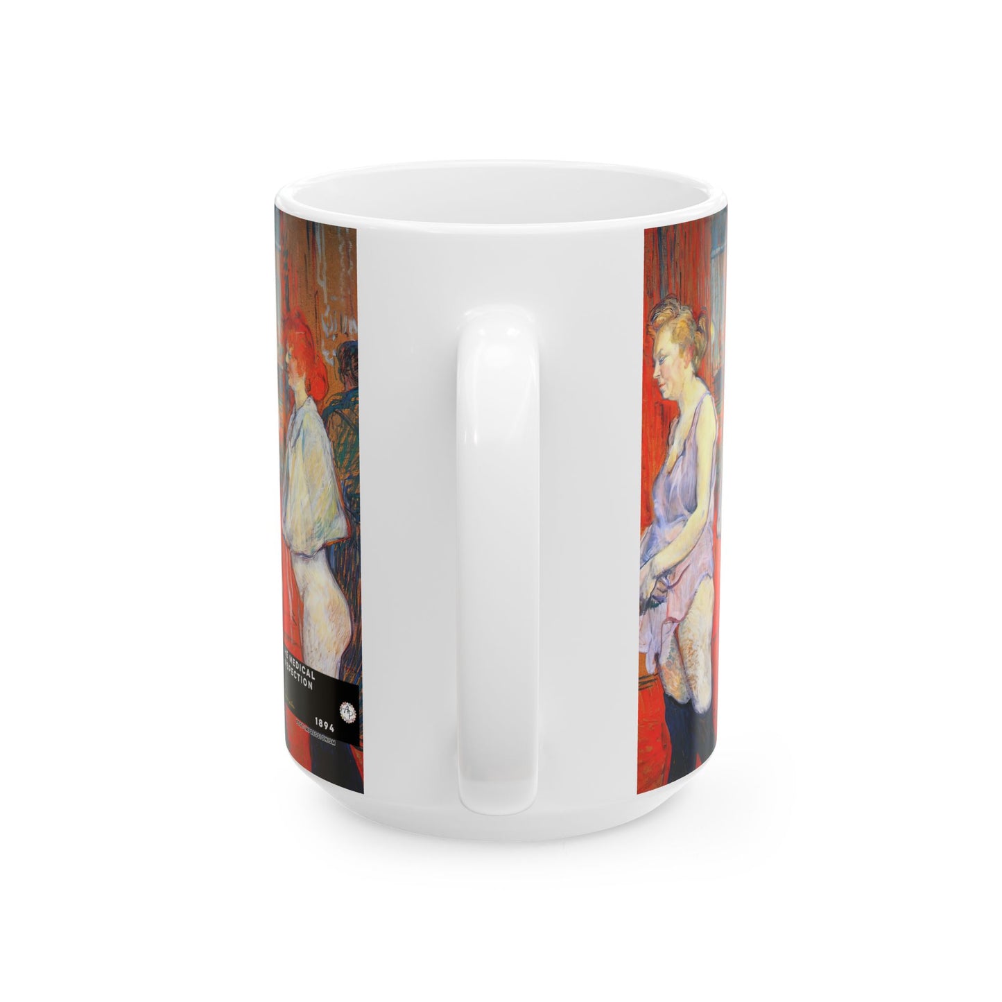 Toulouse-Lautrec, Henri - The Medical Inspection (1894) - Ceramic Mug