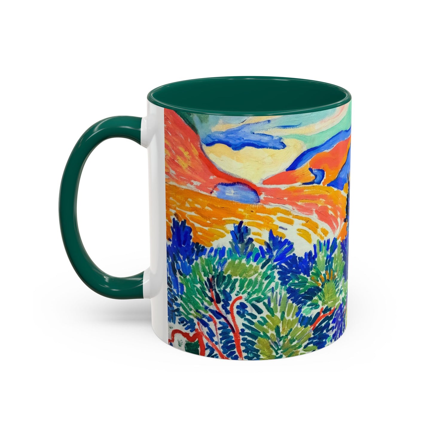 Derain, André - Mountains at Collioure (1905) - Colorful Accent Mugs