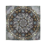 Memento Mori Mandala - Microfiber Duvet Cover