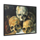 Cézanne, Paul - Pyramid of Skulls (1901) - Matte Canvas, Framed