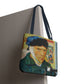 Van Gogh, Vincent - Self Portrait with Bandaged Ear (1889) - Tote Bag