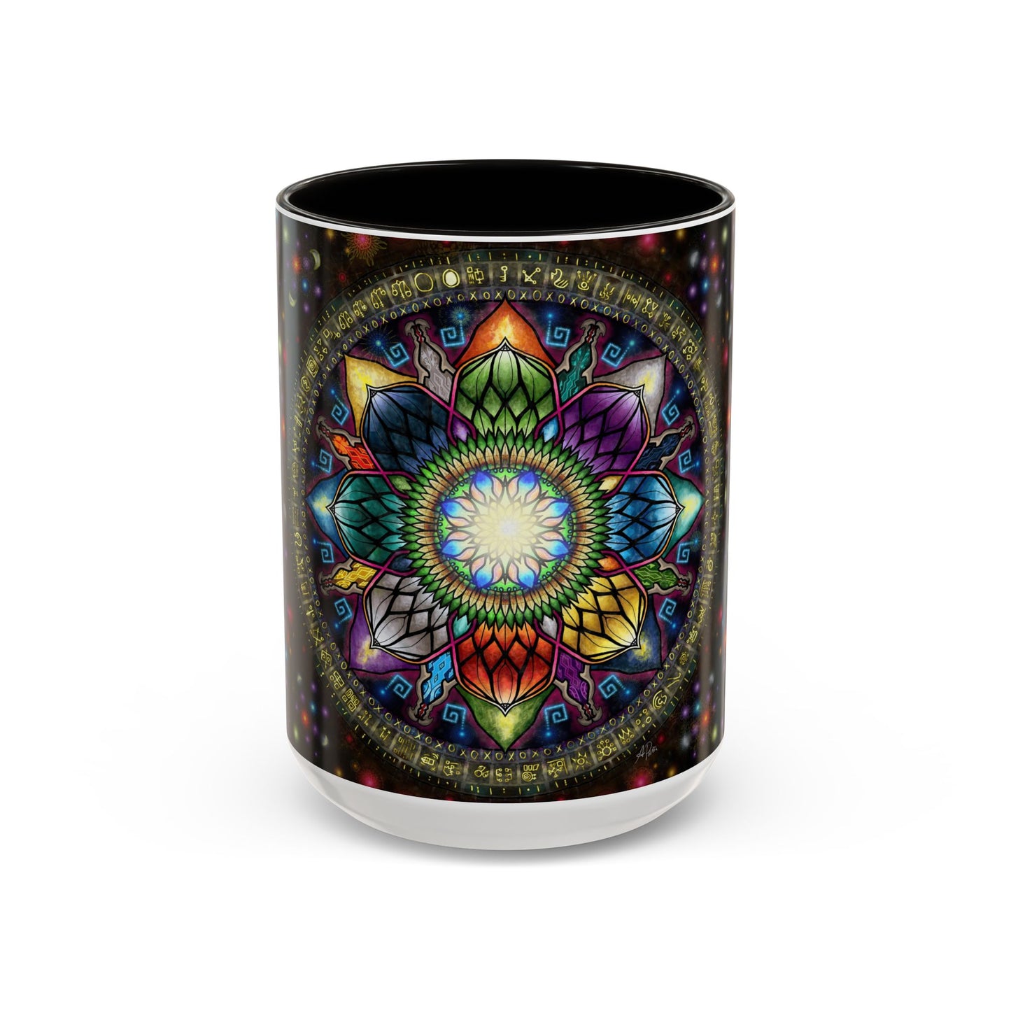 Pacio, Adam - Mystic Jewel Mandala - Colorful Accent Mugs