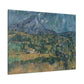 Cézanne, Paul - Mont Sainte-Victoire (1902) - Canvas Block, unframed