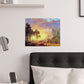 Bierstadt, Albert - Oregon Trail (1869) - Satin Posters