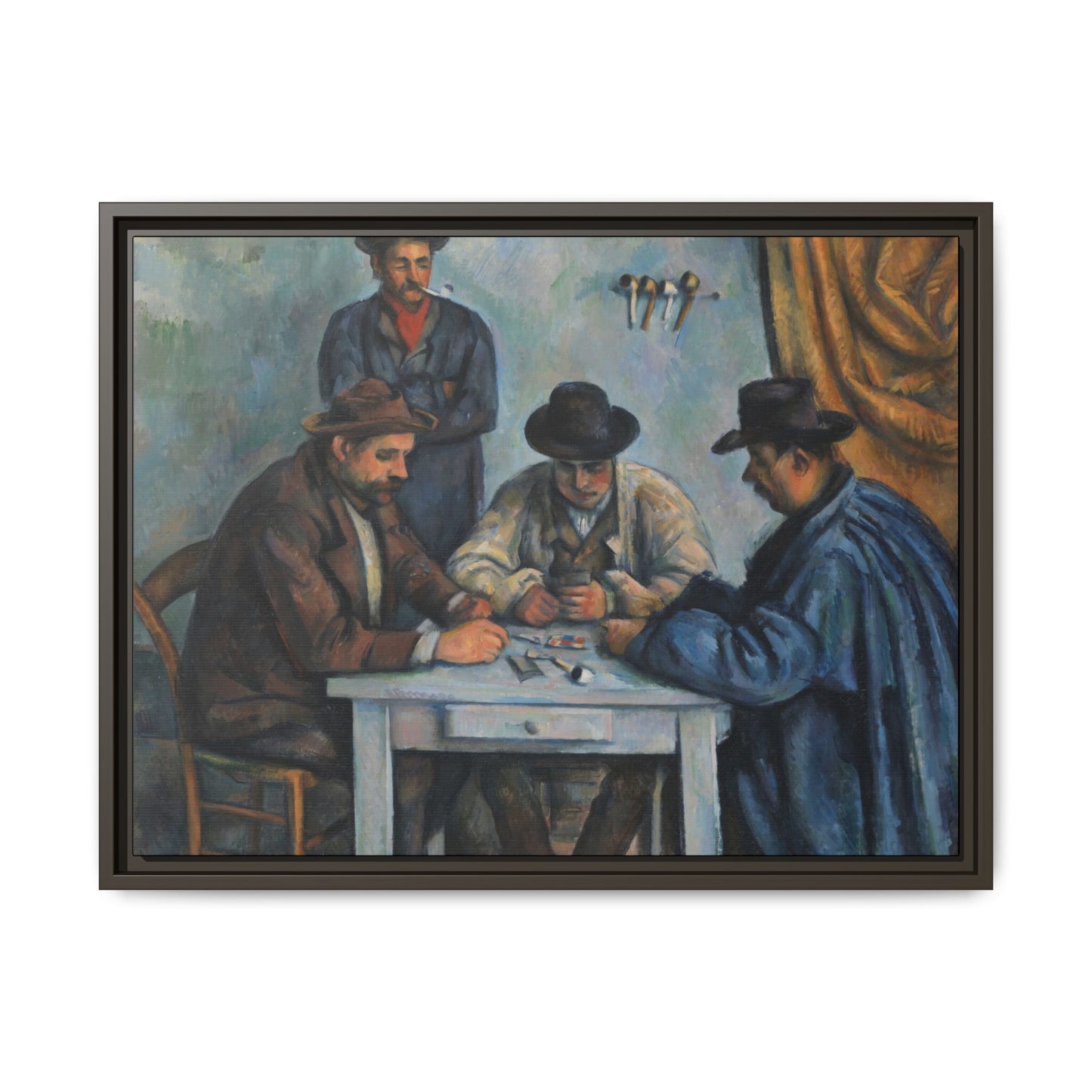 Cézanne, Paul - The Card Players (1892) - Matte Canvas, Framed