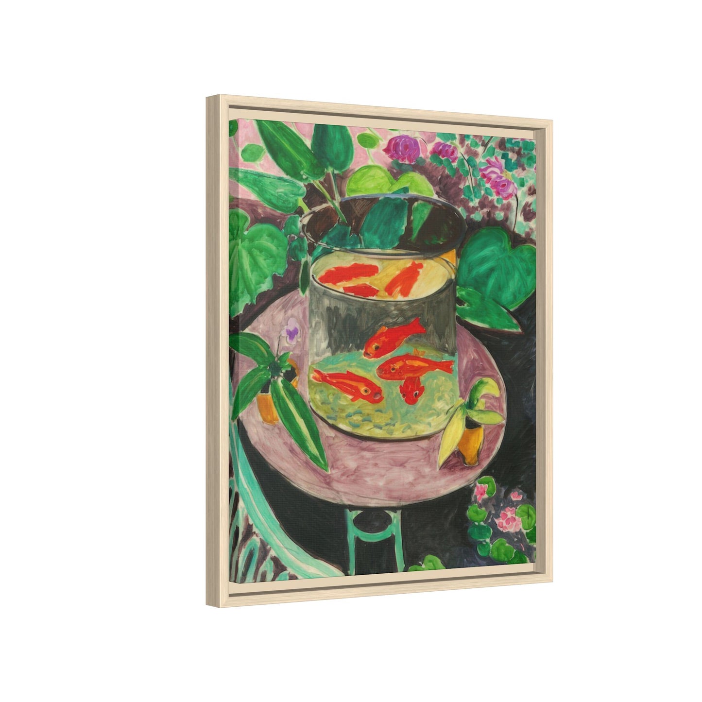 Matisse, Henri - The Goldfish (1912) - Matte Canvas, Framed
