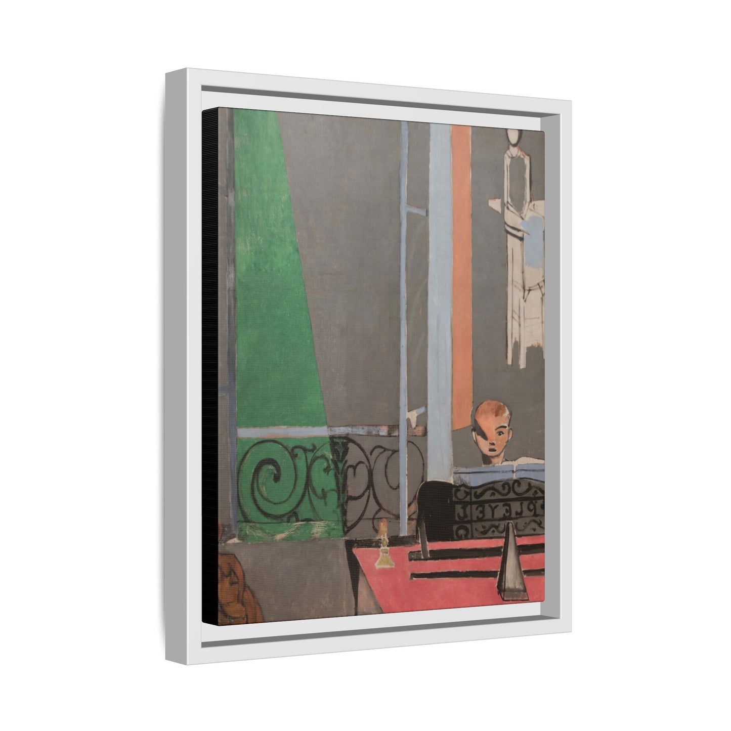 Matisse, Henri - Piano Lesson (1916) - Matte Canvas, Framed