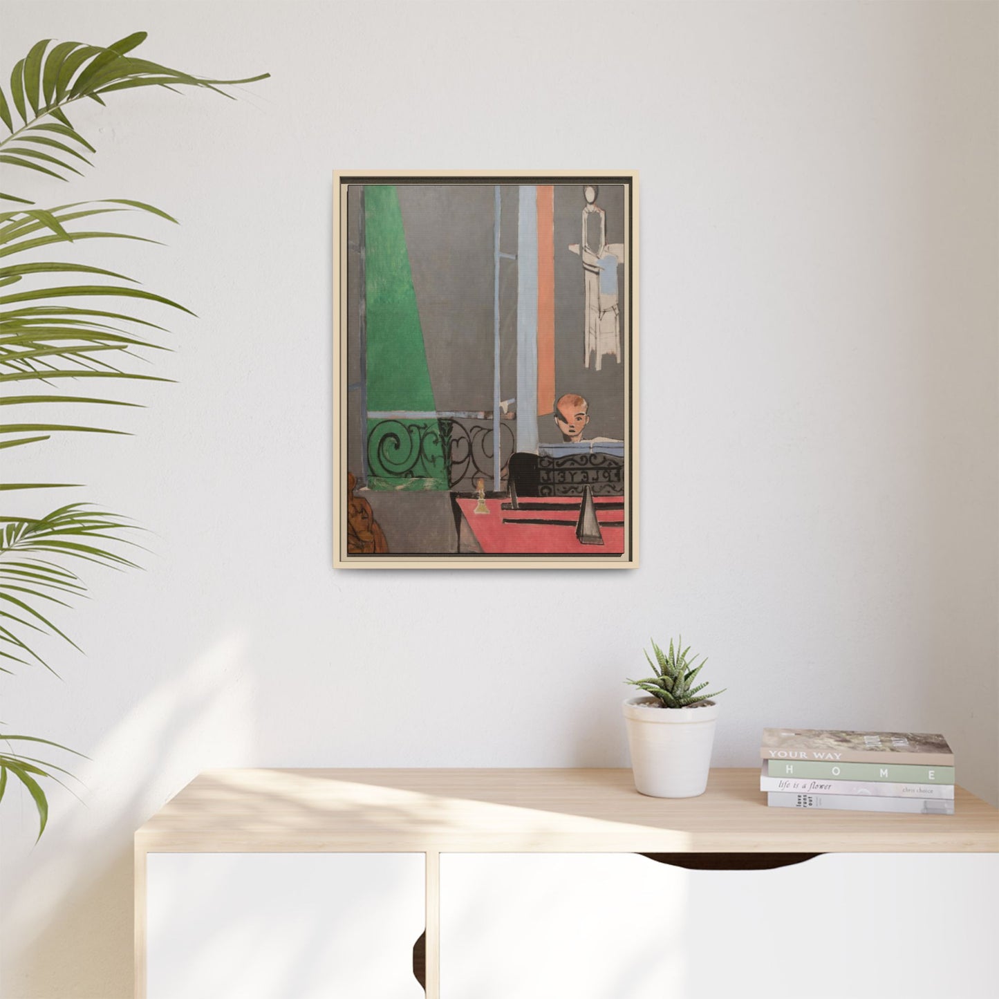 Matisse, Henri - Piano Lesson (1916) - Matte Canvas, Framed