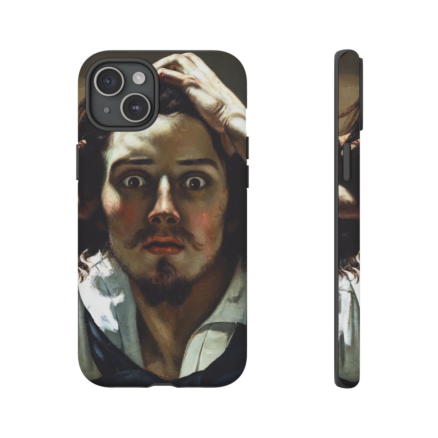 Courbet, Gustave - The Desperate Man (1843) - Tough Phone Cases