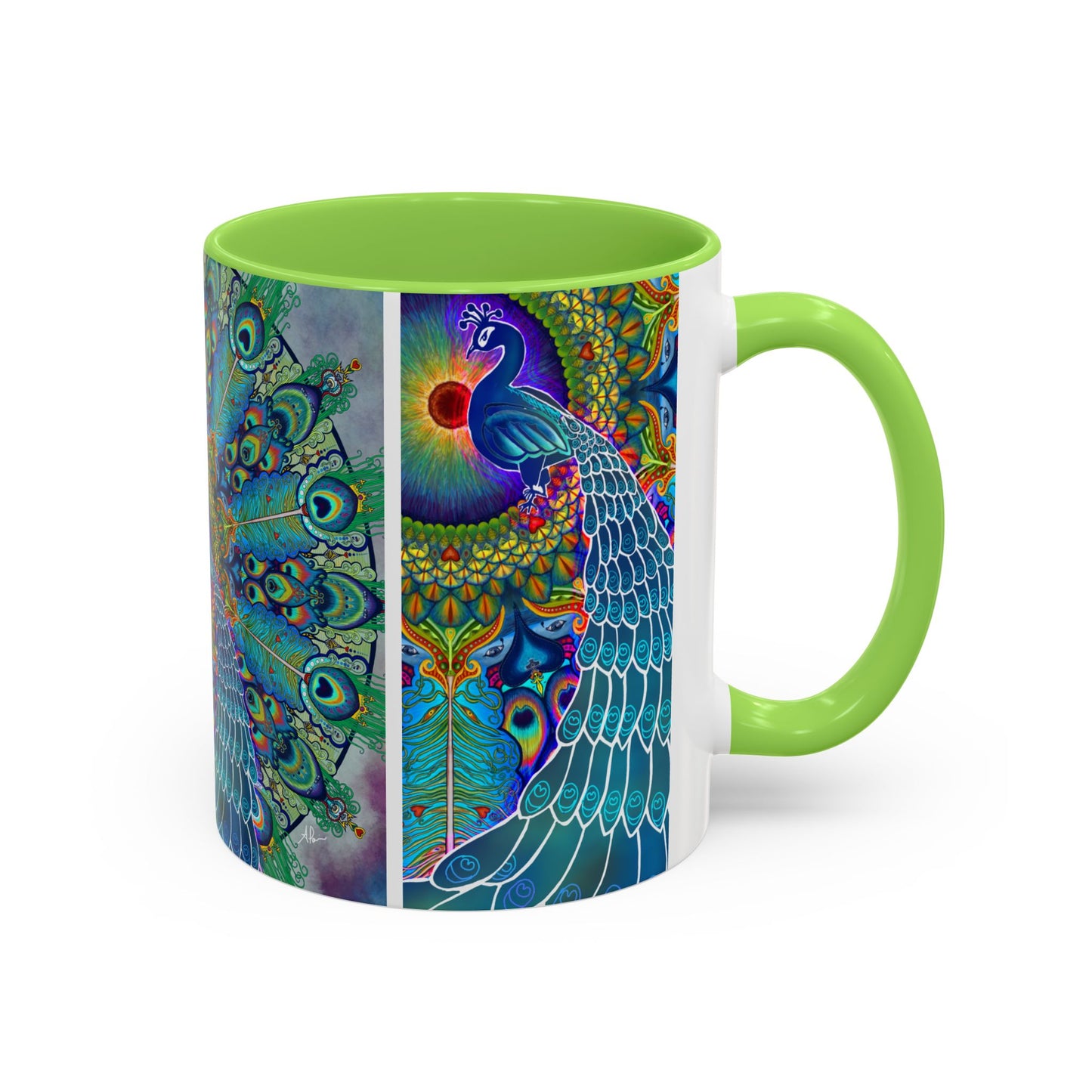 Pacio, Adam - Melek Taus Mandala - Colorful Accent Mugs