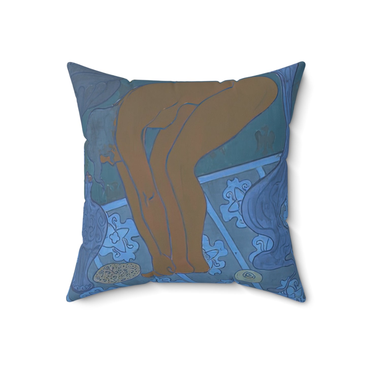 Ranson, Paul - The Blue Bather (1891) - Suede Square Pillow