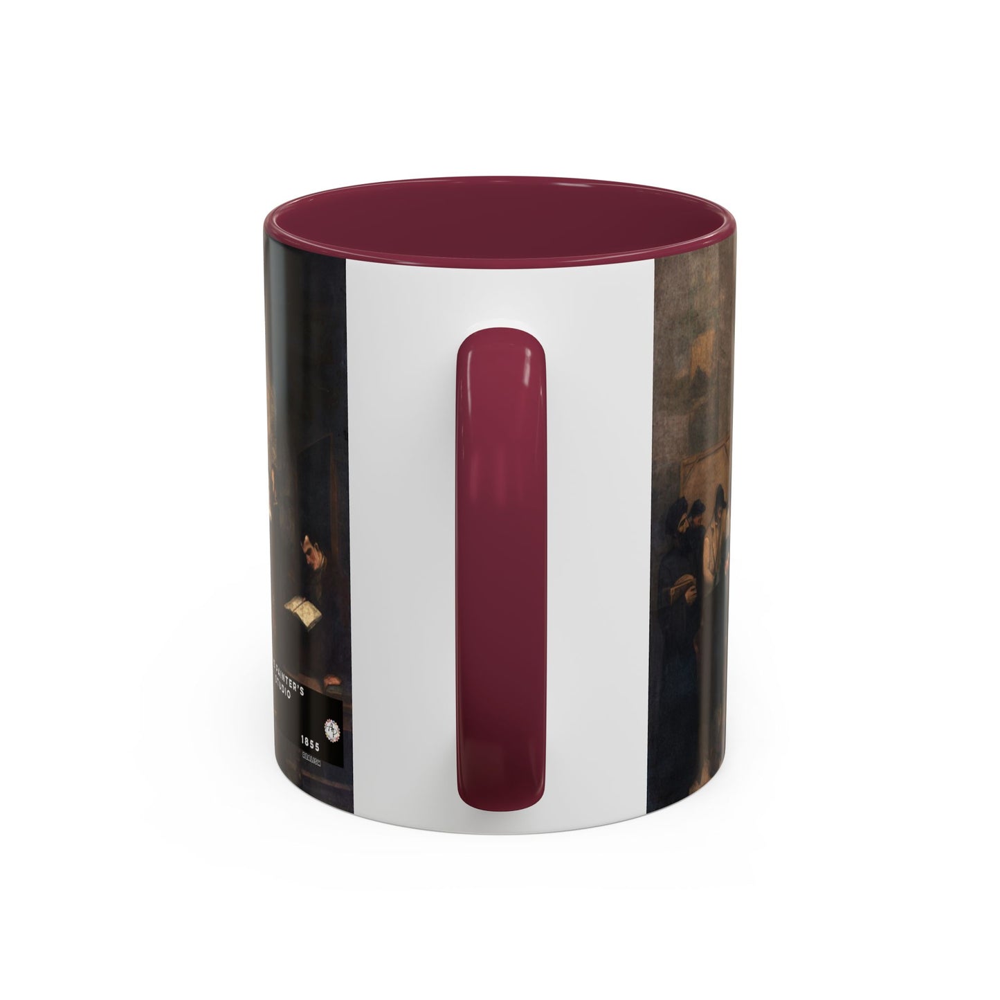 Courbet, Gustave - The Painter’s Studio (1855) - Colorful Accent Mugs