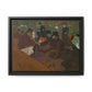 Toulouse-Lautrec, Henri - At the Moulin Rouge (1892) - Matte Canvas, Framed