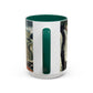 Cézanne, Paul - A Modern Olympia (1874) - Colorful Accent Mugs