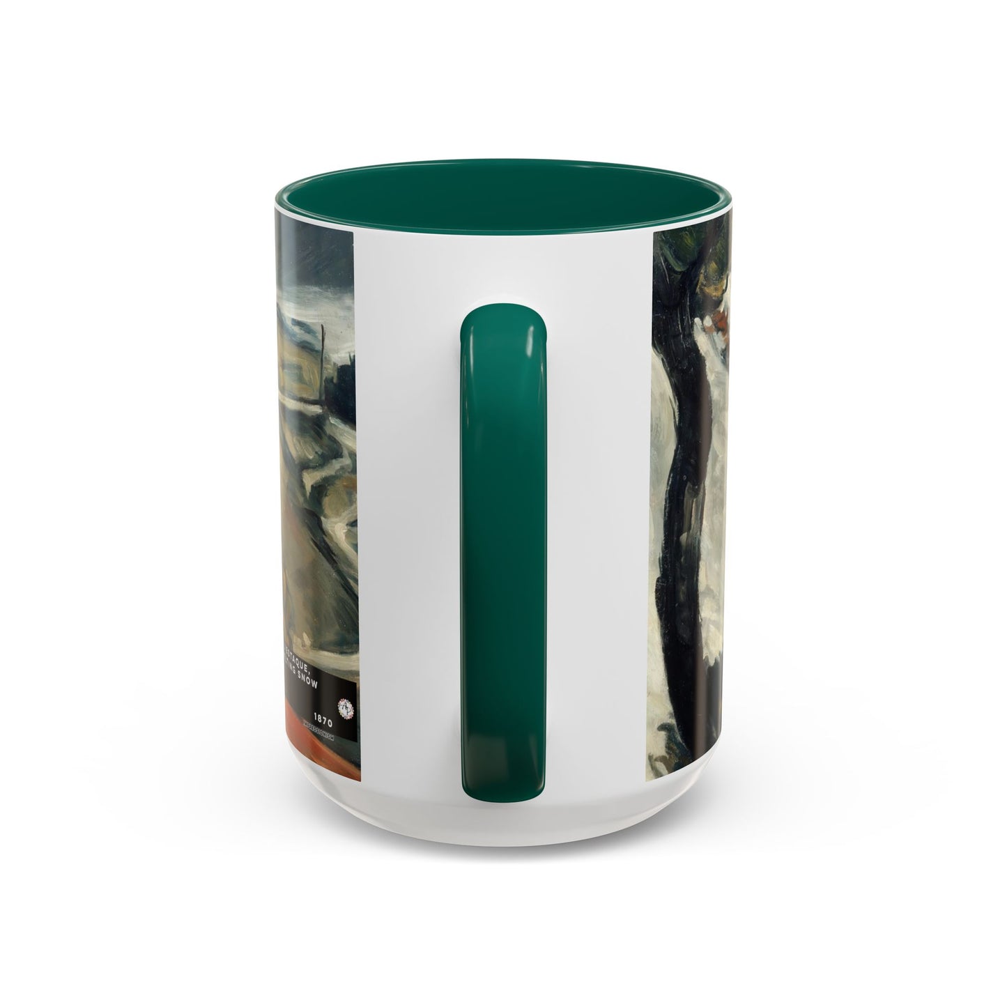 Cézanne, Paul - A Modern Olympia (1874) - Colorful Accent Mugs