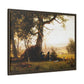 Bierstadt, Albert -  Guerrilla Warfare (1861) - Matte Canvas, Framed