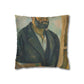 Cézanne, Paul - Portrait of the Artist with a Palette (1890) - Suede Square Pillowcase