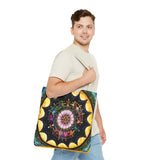 Obsidian Grandmothers Mandala - Tote Bag