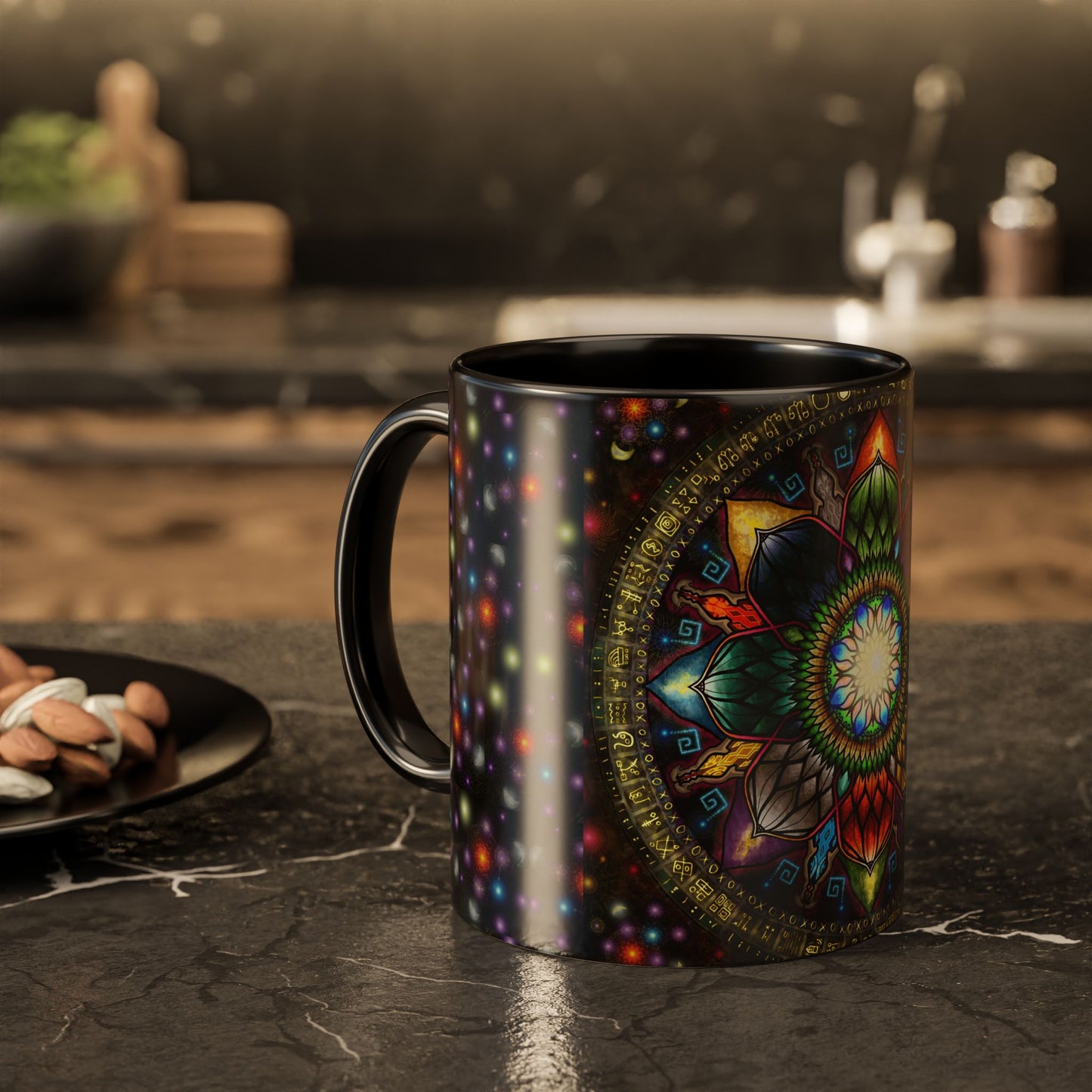 Pacio, Adam - Mystic Jewel Mandala - Colorful Accent Mugs