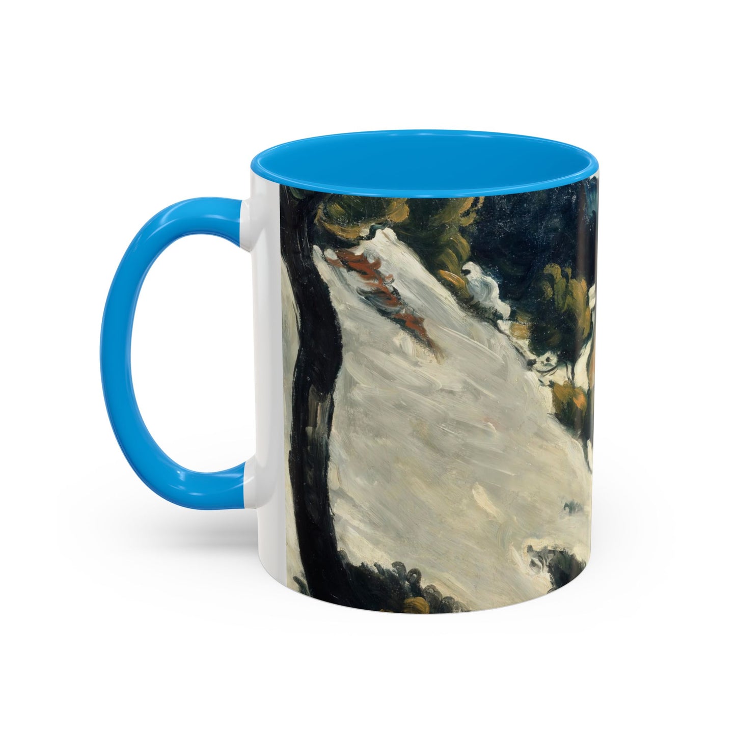Cézanne, Paul - A Modern Olympia (1874) - Colorful Accent Mugs