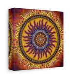 Solar Disc Mandala A - Canvas