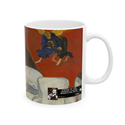 Gauguin, Paul - Vision of the Sermon (Jacob Wrestling with the Angel) (1888) - Ceramic Mug