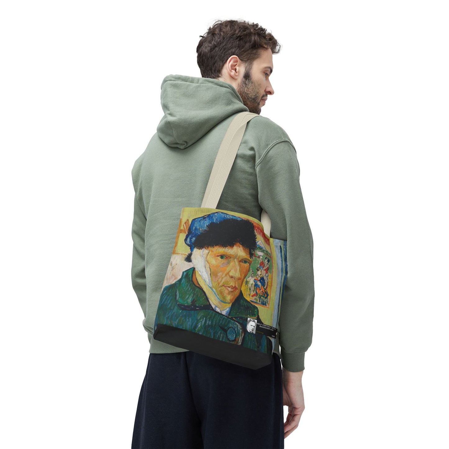 Van Gogh, Vincent - Self Portrait with Bandaged Ear (1889) - Tote Bag