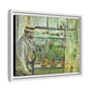 Morisot, Berthe - Eugene Manet on the Isle of Wight (1875) - Matte Canvas, Framed