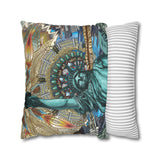 Liberty Mandala - Suede Square Pillowcase