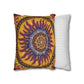 Pacio, Adam - Solar Disc Mandala - Suede Square Pillowcase