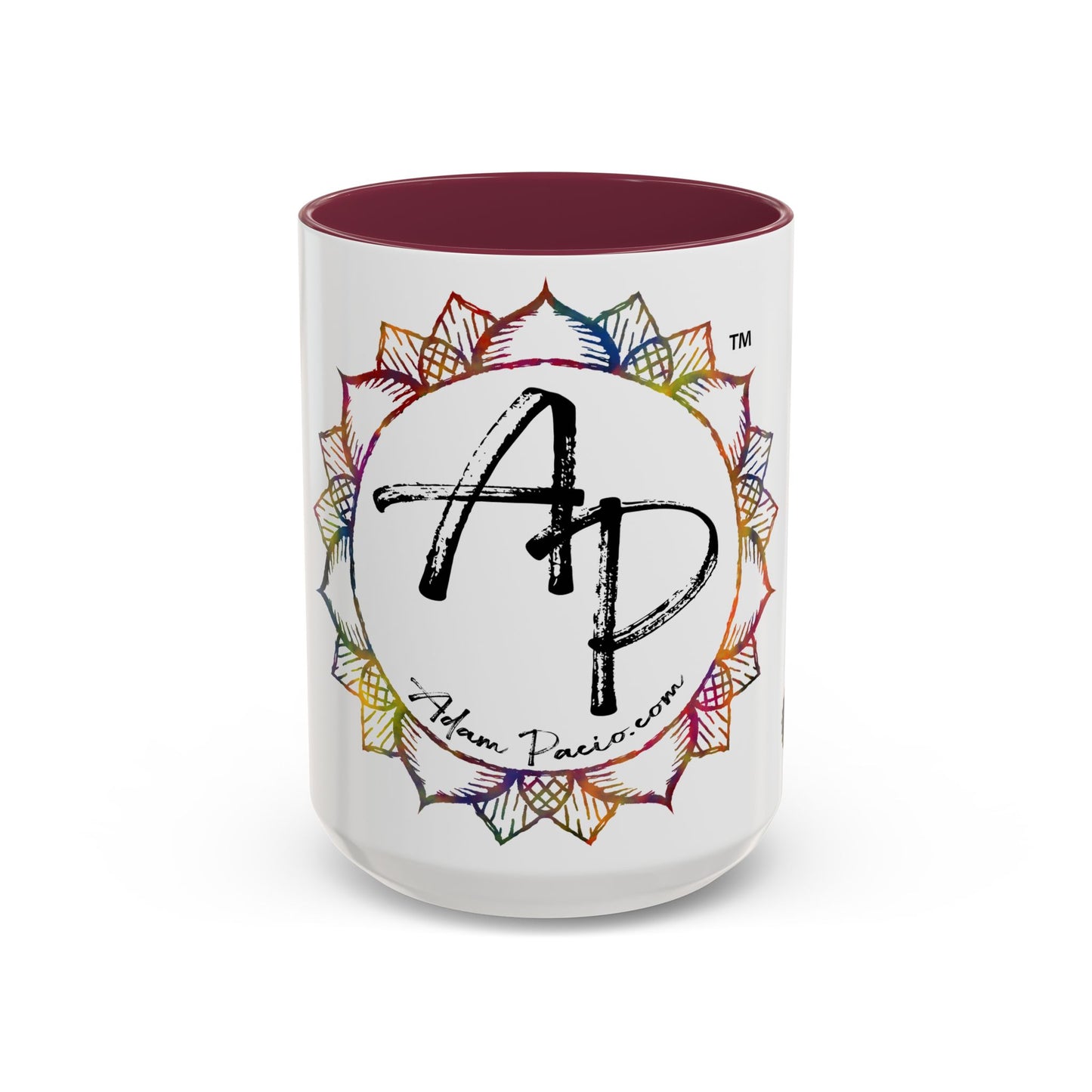 AdamPacio.com - White Logo - Colorful Accent Mugs