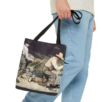 Courbet, Gustave - The Stone Breakers (1850) - Tote Bag