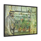 Morisot, Berthe - Eugene Manet on the Isle of Wight (1875) - Matte Canvas, Framed