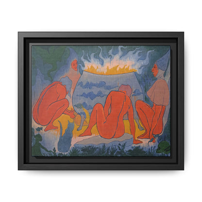 Ranson, Paul - Witches Around the Fire (1891) - Matte Canvas, Framed