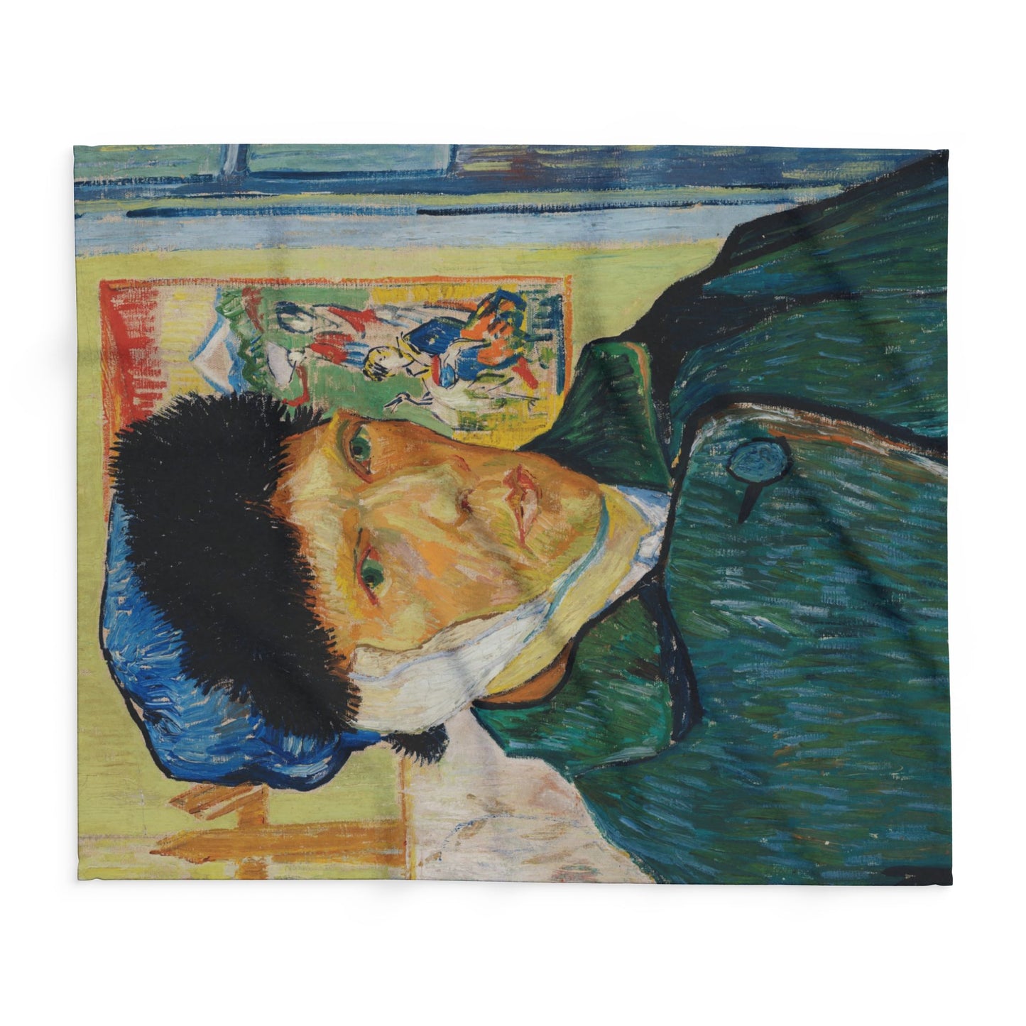 Van Gogh, Vincent - Self Portrait with Bandaged Ear (1889) - Arctic Fleece Blanket