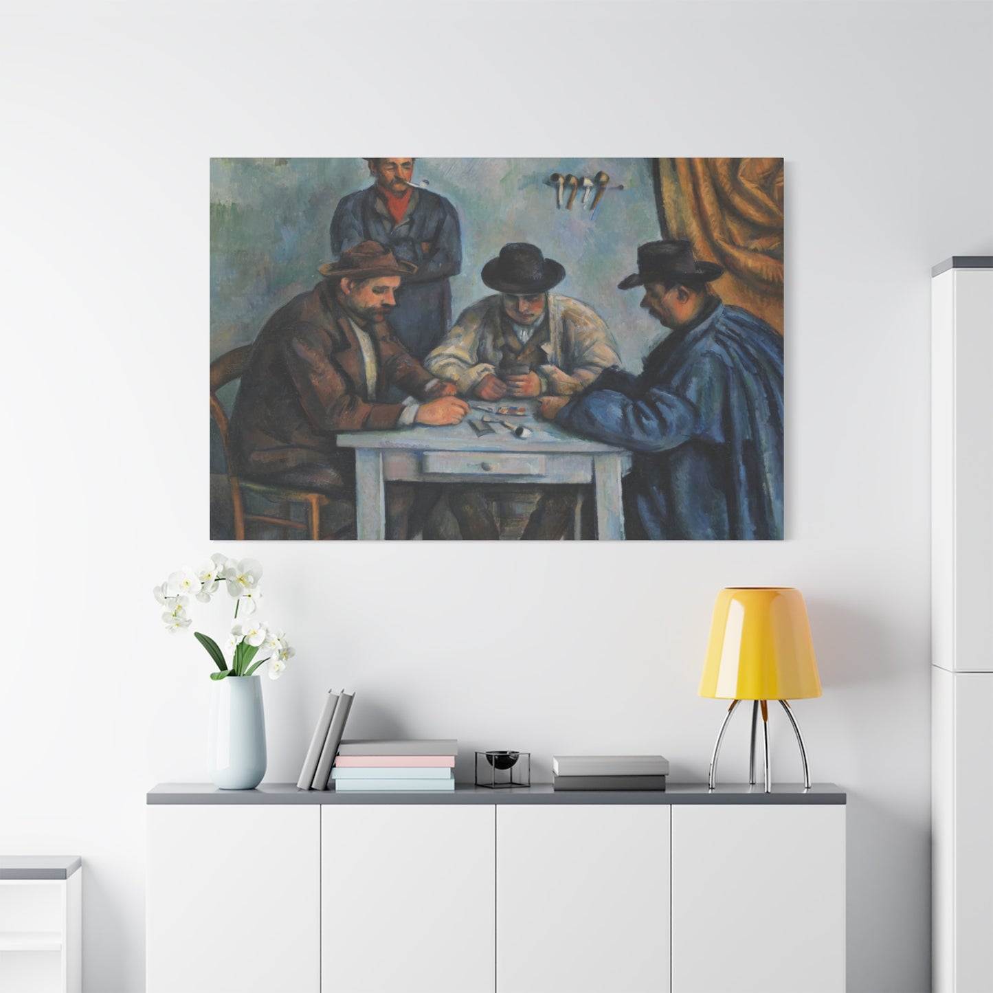 Cézanne, Paul - The Card Players (1892) - Canvas Block, unframed