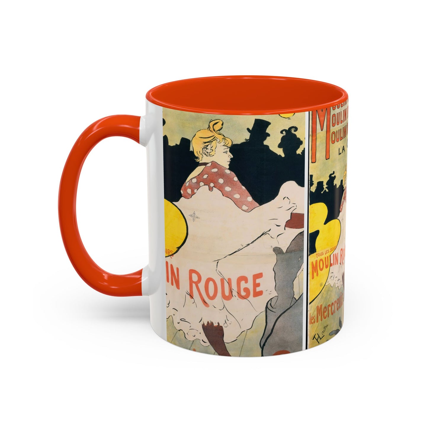 Toulouse-Lautrec, Henri - Moulin Rouge - La Goulue (1891) - Colorful Accent Mugs