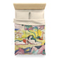 Matisse, Henri - The Joy of Life (1905) - Microfiber Duvet Cover
