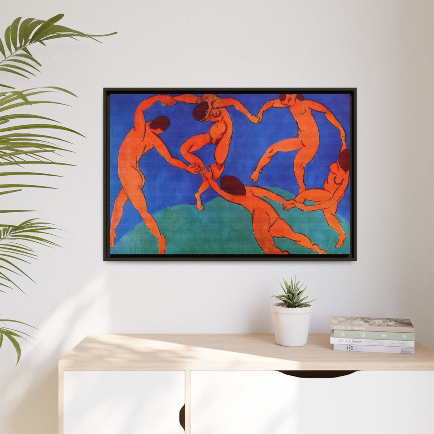 Matisse, Henri - Dance (II) (1910) - Matte Canvas, Framed