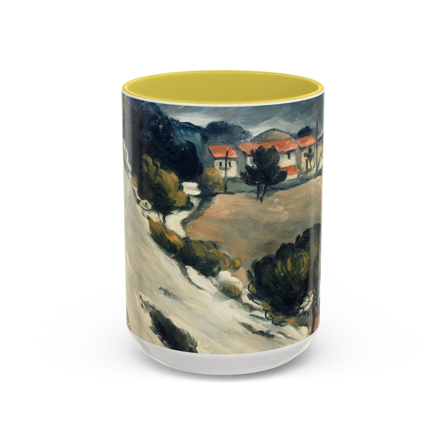 Cézanne, Paul - A Modern Olympia (1874) - Colorful Accent Mugs