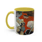 Gauguin, Paul - Vision of the Sermon (Jacob Wrestling with the Angel) (1888) - Colorful Accent Mugs